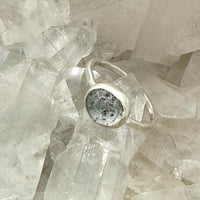 Pyrite in Quartz Petite Ring - sterling silver | size 7 | Aislinn Collection ring Amanda K Lockrow