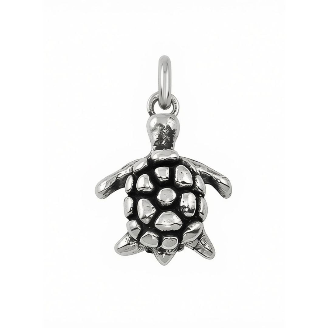 Naia Sea Turtle Necklace - sterling silver | Darya Collection necklace Amanda K Lockrow