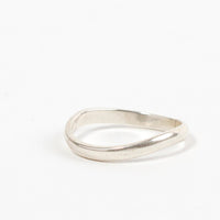 Waves Band - sterling silver ring Amanda K Lockrow