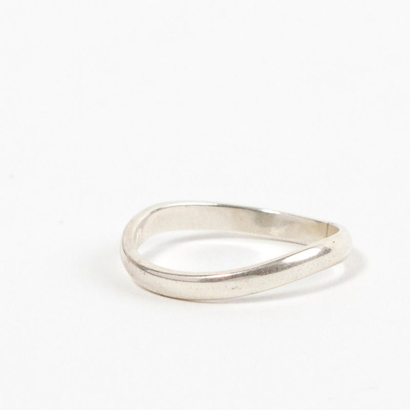 Waves Band - sterling silver ring Amanda K Lockrow