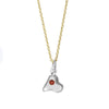 Heart Charm Necklace - sterling silver | Talisman Collection necklace Amanda K Lockrow