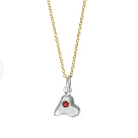 Heart Charm Necklace - sterling silver | Talisman Collection necklace Amanda K Lockrow