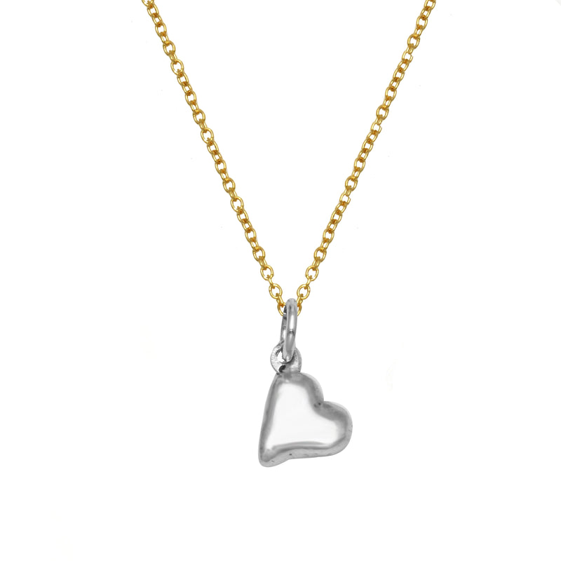 Heart Charm Necklace - sterling silver | Talisman Collection necklace Amanda K Lockrow