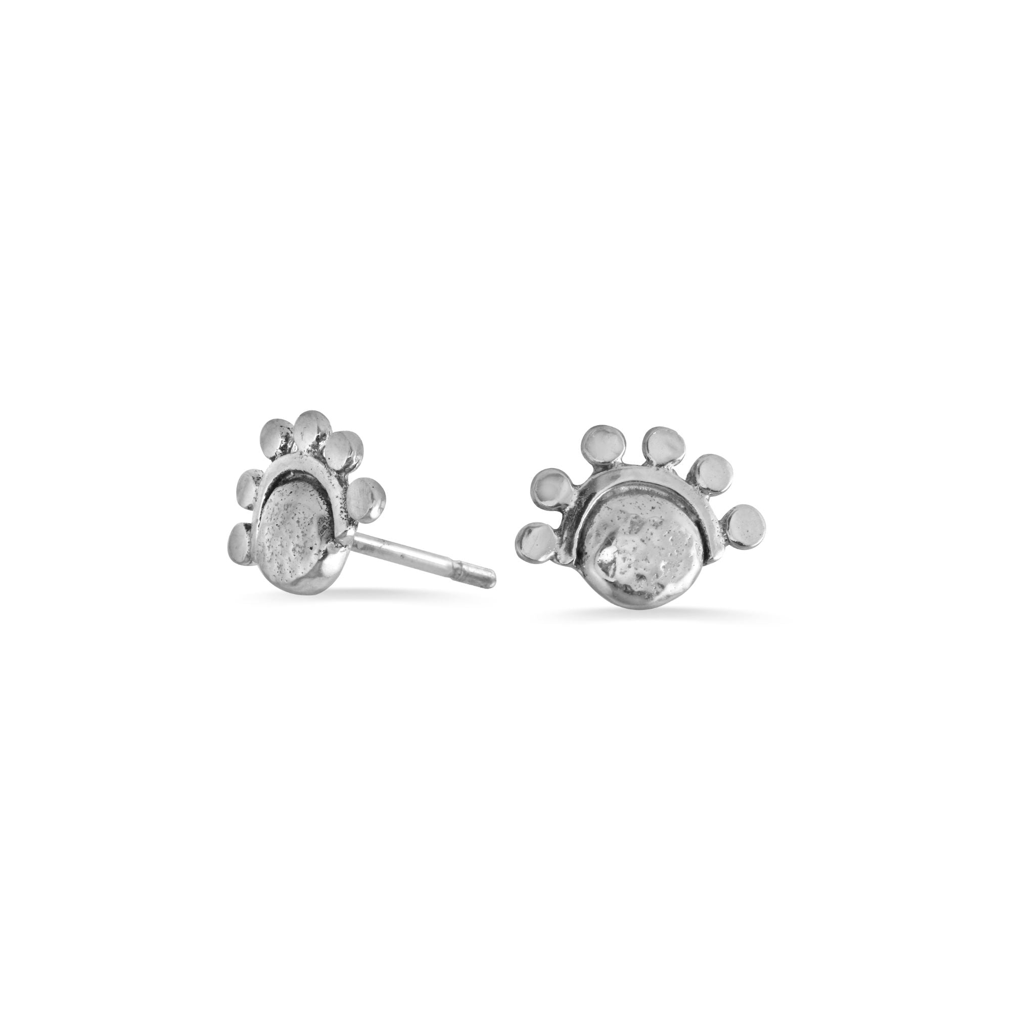 Oriana Stud Earrings - sterling silver | Oriana Collection earrings Amanda K Lockrow