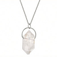 Tara Tibetan Quartz Necklace - Sterling Silver | Aislinn Collection necklace Amanda K Lockrow