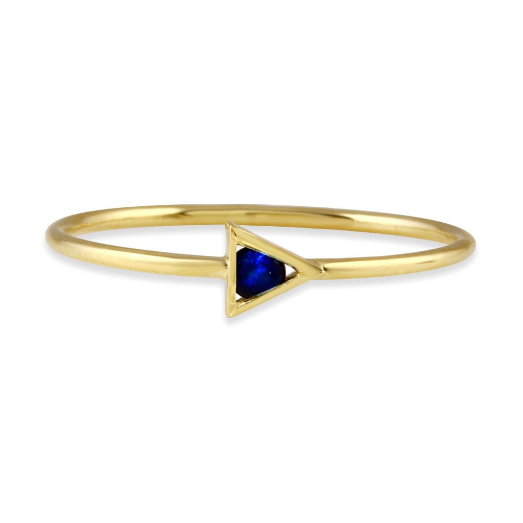 Triangle Strength Stacking Ring - 14k gold | Talisman Collection