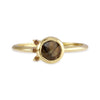 Golden Sheen Sapphire and Diamond Rhiannon Ring - 14k gold | Fine Collection ring Amanda K Lockrow