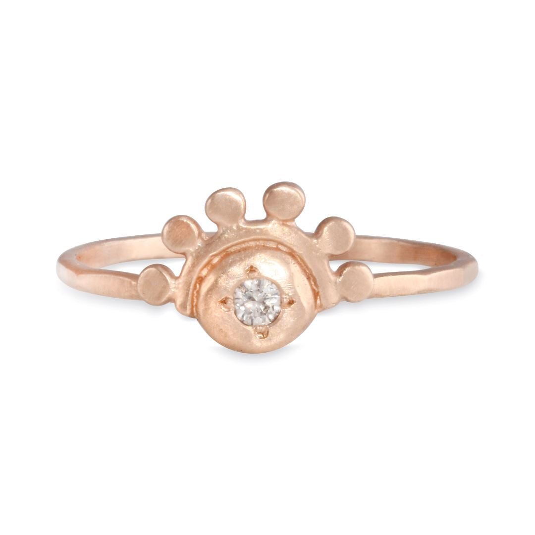 Golden Dawn Oriana Diamond Ring - 14k gold | Oriana Collection ring Amanda K Lockrow
