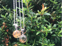 Little rutilated quartz sphere necklace - Aislinn Collection necklace Amanda K Lockrow 