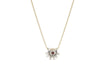 Garnet sterling silver and gold filled oriana necklace necklace Amanda K Lockrow 