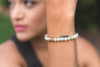 Elements- Pyrite 5 stone gold filled adjustable chain bracelet bracelet Amanda K Lockrow 