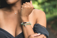 Custom stretchy bracelet bracelet Amanda K Lockrow 