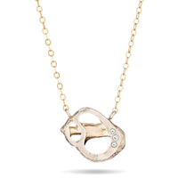 Silver darya collection-choose your necklace necklace Amanda K Lockrow Shell slice necklace 