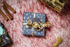 Gift wrap (with purchase from the shop) Amanda K Lockrow blue stars 