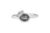 Aislinn tourmalinated quartz and diamond ring ring Amanda K Lockrow 