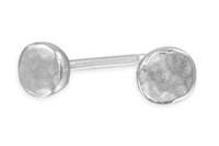 Teeny tiny pebble studs - choose from gold or silver earrings Amanda K Lockrow Sterling silver 