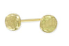Teeny tiny pebble studs - choose from gold or silver earrings Amanda K Lockrow 14K yellow gold 