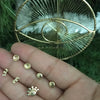 14k yellow gold darling mini bowl studs earrings Amanda K Lockrow 