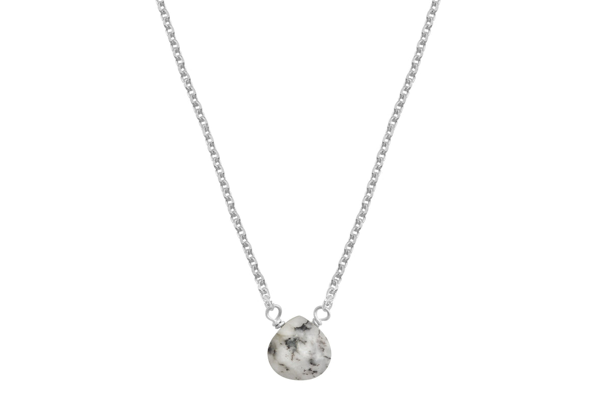 Dendritic Opal little rock necklace necklace Amanda K Lockrow 
