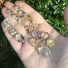 10K gold golden rutilated quartz and diamond ring - Aislinn Collection ring Amanda K Lockrow 
