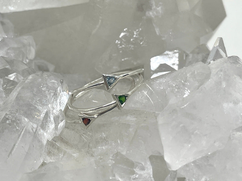 Triangle Strength Stacking Ring - sterling silver | Talisman Collection ring Amanda K Lockrow