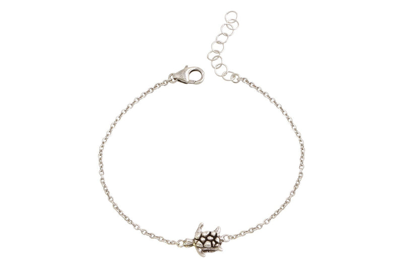 Naia sterling silver sea turtle bracelet bracelet Amanda K Lockrow 