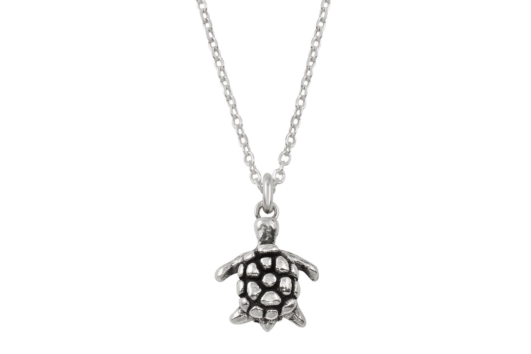 Naia sterling silver sea turtle necklace necklace Amanda K Lockrow 