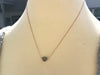 Rutilated quartz tiny heart sterling silver necklace - Tiny hearts collection necklace Amanda K Lockrow 