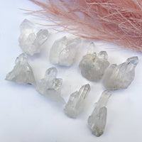 Clear quartz crystal points and clusters crystals Amanda K Lockrow medium 