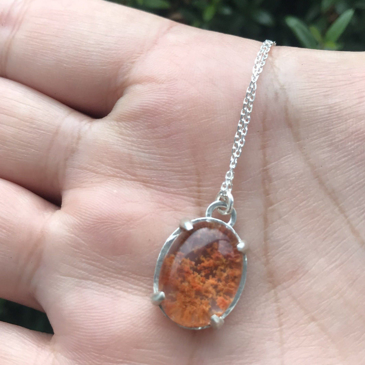 Aislinn garden quartz sterling silver necklace - Aislinn collection necklace Amanda K Lockrow 