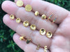 18K yellow gold vermeil darling bowl studs earrings Amanda K Lockrow