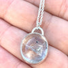 Kaimana Enhydro Quartz with Rainbow Necklace - sterling silver | Aislinn Collection necklace Amanda K Lockrow