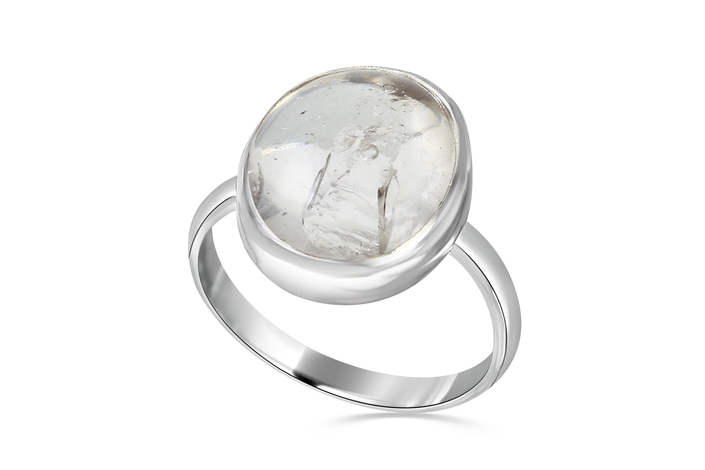 Custom Aislinn enhydro quartz sterling silver ring ring Amanda K Lockrow 