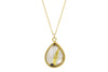 Rutile quartz crystal drop necklace - gold filled - Aislinn collection necklace Amanda K Lockrow 