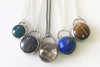 Lapis alvina cabochon stone necklace necklace Amanda K Lockrow 