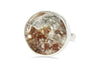 Garden quartz sterling silver ring size 6 - lodalite, shamanic dream quartz - Aislinn collection ring Amanda K Lockrow 