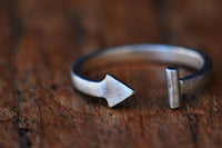 Follow your arrow midi ring - above the knuckle sterling silver ring ring Amanda K Lockrow 