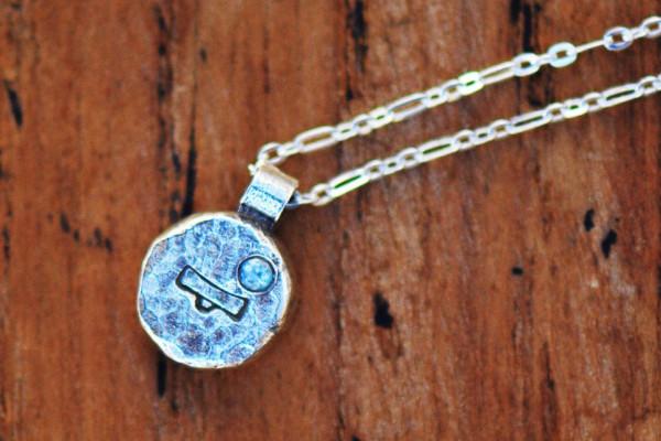 Elements libra zodiac necklace- sterling silver necklace Amanda K Lockrow 