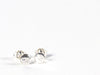 Sterling silver pebble studs earrings Amanda K Lockrow 