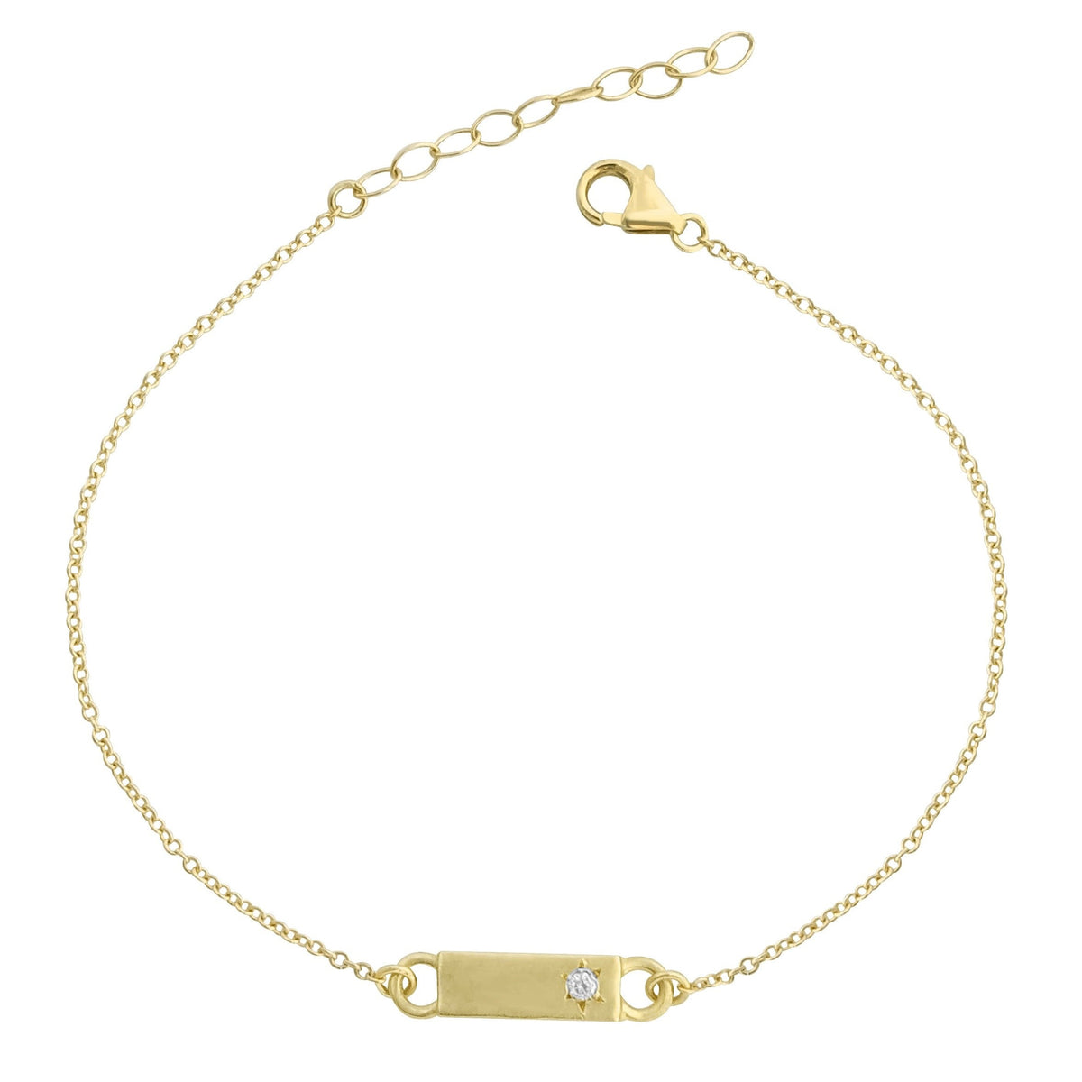 North Star Charm Bracelet - 14k gold | Talisman Collection bracelet Amanda K Lockrow
