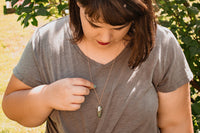 Lapis crystal necklace - choose your length necklace Amanda K Lockrow 