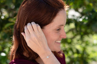 Say Something Joy sterling silver charm bracelet bracelet Amanda K Lockrow 