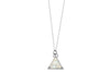 I Am Divine rainbow moonstone triangle necklace necklace Amanda K Lockrow 
