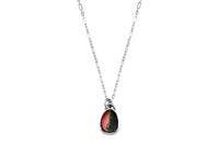 Watermelon tourmaline sterling silver necklace | Stone Love Collection necklace Amanda K Lockrow