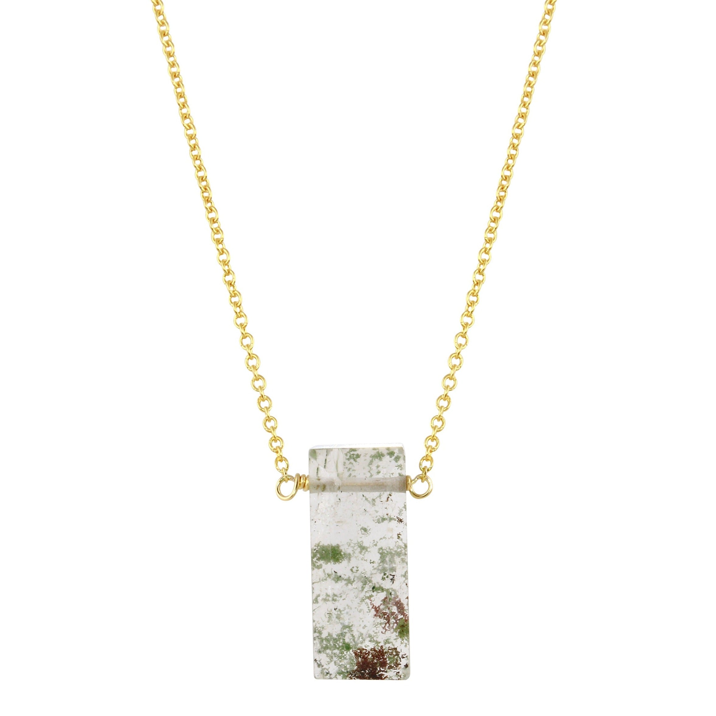 Garden Quartz necklace - sterling silver or gold filled | Little Rock Collection necklace Amanda K Lockrow